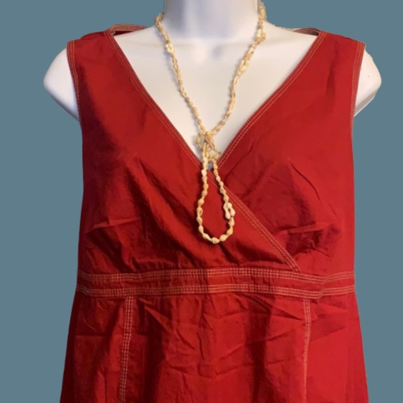 Motherhood Maternity, Small,  Sleeveless Red Dress - Picture 5 of 13